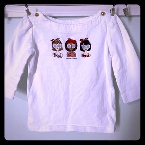 Janie and Jack 3/4 length sleeve shirt size 18-24m